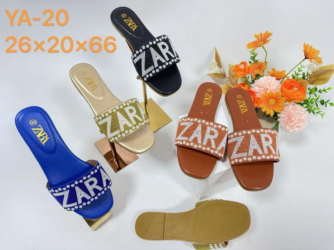 Zara Flat Ladies slide